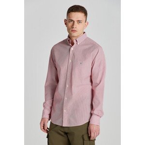 KOŠEĽA GANT REG POPLIN BANKER SHIRT RUBY RED