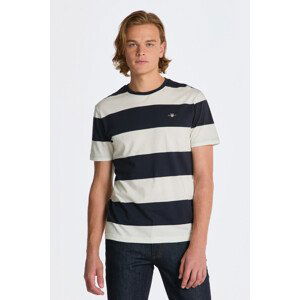 TRIČKO GANT BAR STRIPE SS T-SHIRT biela XXL