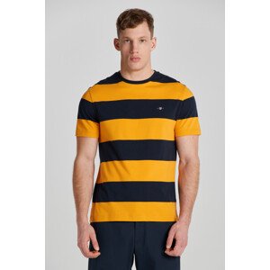 TRIČKO GANT BAR STRIPE SS T-SHIRT žltá S