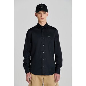 KOŠEĽA GANT SLIM SATEEN SHIRT čierna S