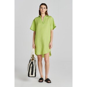 ŠATY GANT REL SS LINEN CAFTAN zelená 40