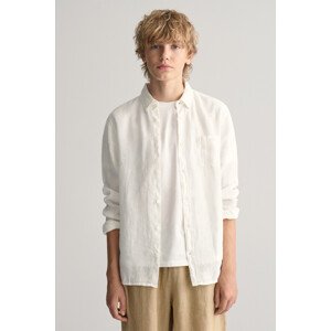 KOŠEĽA GANT REG. LINEN LS BD SHIRT WHITE