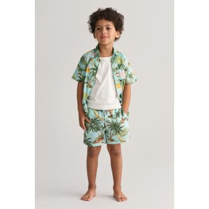 PLAVKY GANT HAWAII PRINT SWIM SHORTS modrá 98/104