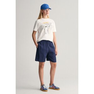 ŠORTKY GANT RELAXED LINEN SHORTS modrá 158/164