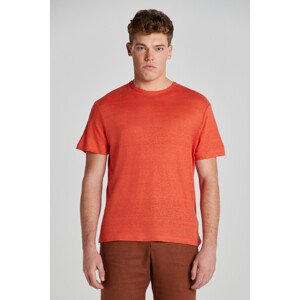 TRIČKO GANT LINEN SS T-SHIRT oranžová M