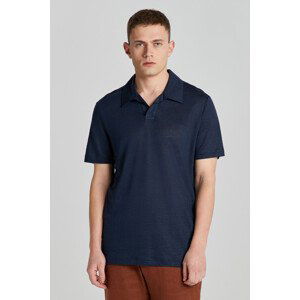 POLOKOŠEĽA GANT LINEN SS POLO modrá XL