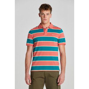 POLOKOŠEĽA GANT STRIPE PIQUE SS POLO OCEAN TURQUOSIE