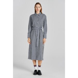 ŠATY GANT REL STRIPED POPLIN SHIRT DRESS modrá 32