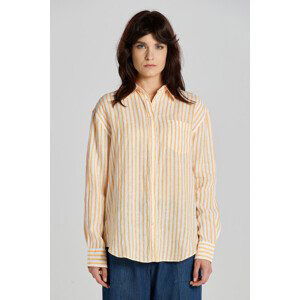 KOŠEĽA GANT REL STRIPED LINEN SHIRT žltá 38