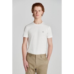 TRIČKO GANT SLIM PIQUE SS T-SHIRT biela S