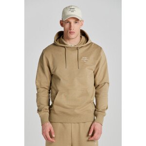 MIKINA GANT LOGO SCRIPT HOODIE hnedá S