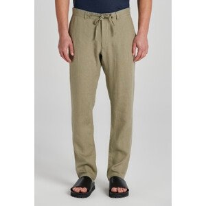 NOHAVICE GANT RELAXED LINEN DS PANTS hnedá S