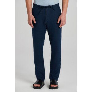 NOHAVICE GANT RELAXED LINEN DS PANTS modrá S