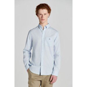 KOŠEĽA GANT REG HONEYCOMB TEXTURE SHIRT LIGHT BLUE