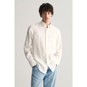 KOŠEĽA GANT REG LINEN SHIRT WHITE