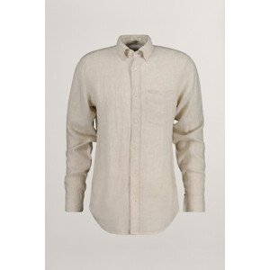 KOŠEĽA GANT REG LINEN SHIRT DRY SAND