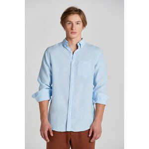 KOŠEĽA GANT REG LINEN SHIRT CAPRI BLUE