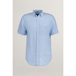 KOŠEĽA GANT REG LINEN SS SHIRT modrá S