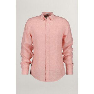 KOŠEĽA GANT SLIM LINEN SHIRT PEACHY PINK