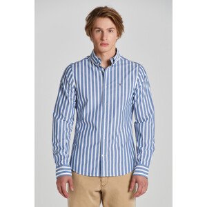 KOŠEĽA GANT SLIM WIDE POPLIN STRIPE SHIRT modrá S