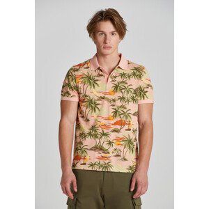 POLOKOŠEĽA GANT HAWAII PRINT SS POLO ružová M