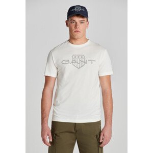 TRIČKO GANT LOGO SS T-SHIRT biela L