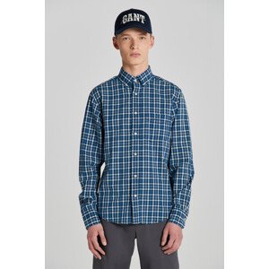 KOŠEĽA GANT REG INDIGO MADRAS SHIRT modrá M