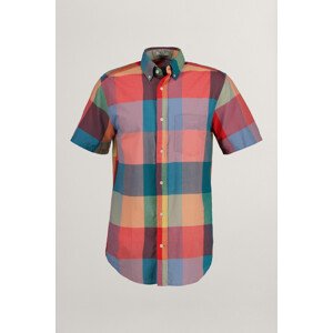 KOŠEĽA GANT REG INDIAN MADRAS SS SHIRT oranžová M