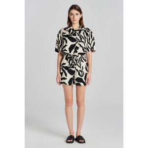 ŠORTKY GANT REL PALM PRINT PULL ON SHORTS hnedá 32