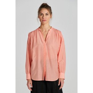 BLÚZKA GANT REL COT SILK BLOUSE ružová 32