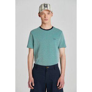 TRIČKO GANT 4-COL OXFORD SLIM SS T-SHIRT modrá M