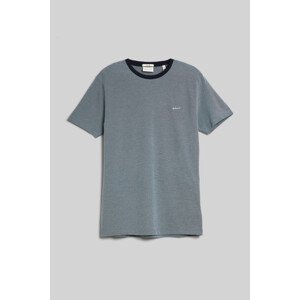 TRIČKO GANT 4-COL OXFORD SLIM SS T-SHIRT modrá M