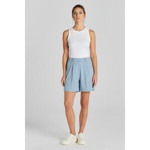 ŠORTKY GANT STRETCH LINEN TAILORING SHORTS modrá 34