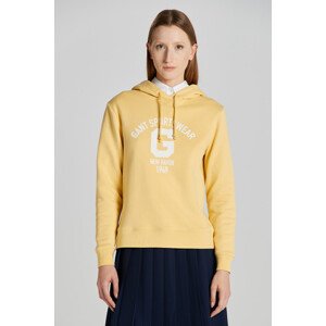 MIKINA GANT REG LOGO HOODIE žltá M