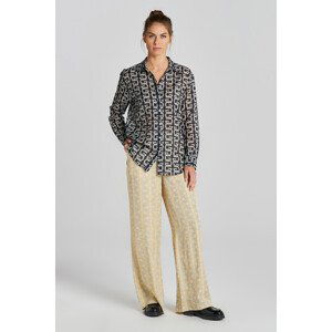 KOŠEĽA GANT REL G PATTERN COT SILK SHIRT modrá 34