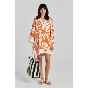 ŠATY GANT REL PALM PRINT CAFTAN oranžová 34