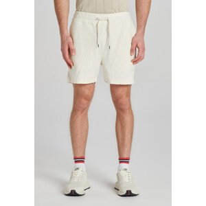 TEPLÁKOVÉ ŠORTKY GANT TERRY JACQUARD SHORTS biela XL