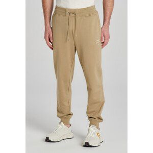 TEPLÁKY GANT LOGO SCRIPT JERSEY PANTS DRIED KHAKI