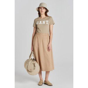 SUKŇA GANT LIGHTWEIGHT CHINO SKIRT hnedá 40