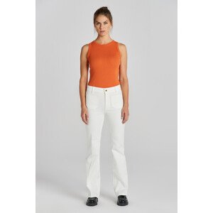 DŽÍNSY GANT SLIM FLARE WHITE JEANS biela 28