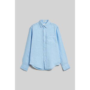 KOŠEĽA GANT REG GMNT DYED LINEN SHIRT modrá S