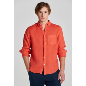 KOŠEĽA GANT REG GMNT DYED LINEN SHIRT oranžová S