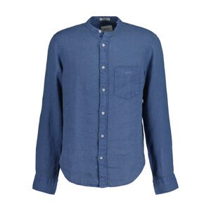 KOŠEĽA GANT REG GMNT DYED LINEN BAND SHIRT modrá L