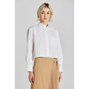 KOŠEĽA GANT REL CROPPED SHIRT biela 34