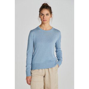 SVETER GANT FINE KNIT C-NECK modrá XXL