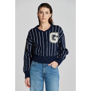 SVETER GANT GANT VARSITY KNITTED BOMBER modrá XXS