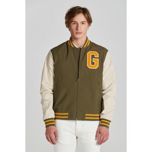 BUNDA GANT LIGHT VARSITY JACKET hnedá L