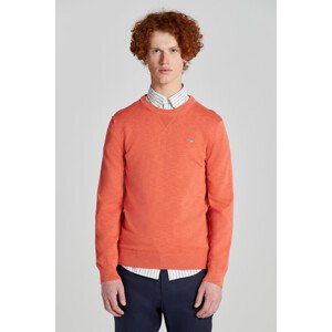 SVETER GANT COTTON FLAMME C-NECK ružová S