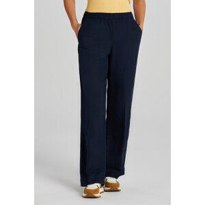 NOHAVICE GANT REL LINEN BLEND PULL ON PANTS modrá 34