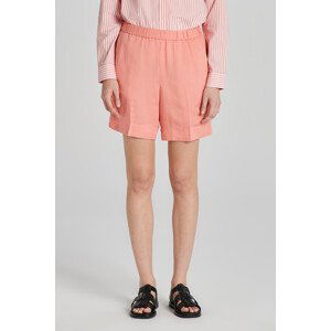 ŠORTKY GANT REL LINEN BLEND PULL ON SHORTS ružová 32